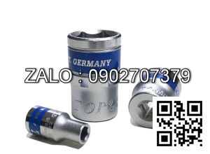 Đầu tuýp lục giác NGẮN 1/4 hãng TOP