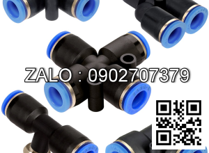 Nối PU 16mm ( Đầu nối khí nén thẳng phi 16 mm )