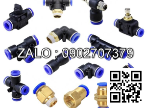 Đầu nối nhanh phi 10 ren 17