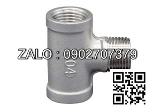 Tê giảm thép hàn lồng DN25/DN15, class 3000