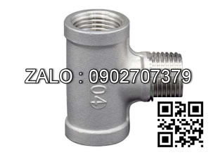 Tê giảm thép mạ kẽm DN32/DN20, SCH40