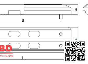 Guốc cao su 500BB 500x126x58 500*126*58