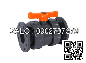 van bi nhựa PVC mặt bích D20