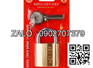 Ổ Khóa việt tiệp treo đồng 38mm