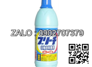 Nước tẩy trắng quần áo 600ml Rocket (Kiện 24 cái)