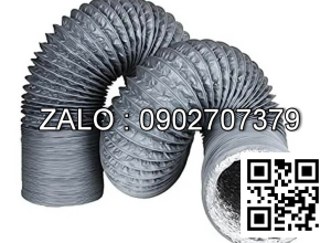 Ống Gió Vải Mềm Simili ( Amiang ) Lò Xo Phi 80Mm - 100Mm - 125Mm - 150Mm