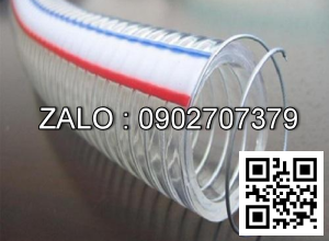 Ống Nhựa Lõi Lò Xo Thép Xọc Trắng,Xanh Vàng,Xanh Đỏ