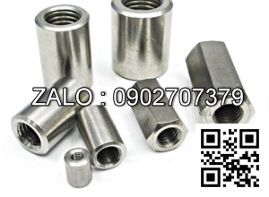 Ống Nối Tiện 2 Đầu Ren Ngoài Inox 304