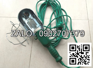 Đèn soi sáng sửa chữa trong gara dùng điện 220v có chụp rọi 
