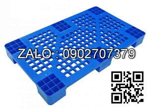 Pallet nhựa một mặt bông L1300 x W1100 x H120mm