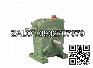 Hộp giảm tốc dạng đứng trục vít - bánh vít Yushen vỏ gang , size : 175 , tỉ số truyền 1/40 Cốt vào( cốt nhỏ) nằm trên Model : WPS