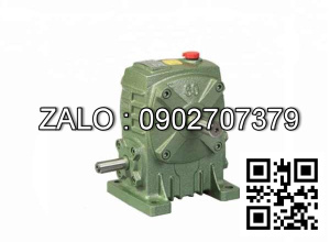 Hộp giảm tốc dạng đứng trục vít - bánh vít Yushen vỏ gang , size : 120 , tỉ số truyền 1/60 Cốt vào( cốt nhỏ) nằm dưới Model : WPA