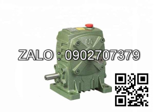 Hộp giảm tốc dạng đứng trục vít - bánh vít Yushen vỏ gang , size : 135 , tỉ số truyền 1/10 Cốt vào( cốt nhỏ) nằm dưới Model : WPA
