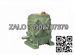 Hộp giảm tốc dạng đứng trục vít - bánh vít Yushen vỏ gang , size : 147 , tỉ số truyền 1/50 Cốt vào( cốt nhỏ) nằm dưới Model : WPA