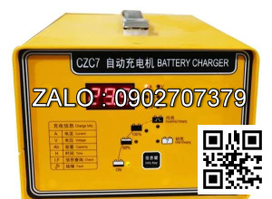 Máy sạc bình ắc quy 48V/25A CZC7 , Input-220V ( 220×405×140 mm )