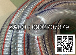 Ống Nhựa Lõi Thép Màu Xanh - Ống Nhựa Lò Xo Xanh