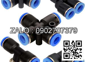 Đầu nối khí nén inox 304, KQB2H08-02S