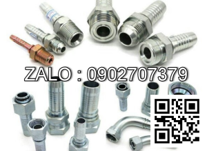 Đầu nối thủy lực 2 đầu hạt bắp phi 12