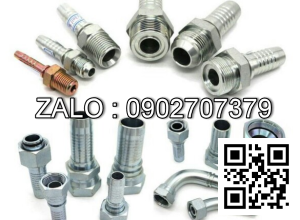 Đầu nối thủy lực 2 đầu hạt bắp phi 20