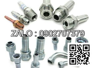 Đầu nối thủy lực 2 đầu hạt bắp phi 30