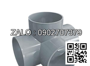 Tứ thông thập góc nhựa phi 90 Hoa Sen