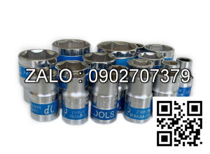 Đầu tip khẩu lục giác 40mm chân 1/2 các cỡ 8-10-12-13-14-15-17-19-22-21-24mm