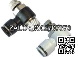 Van tiết lưu AIRTAC PSL6-01 ren 9.6 , ống 6mm