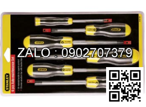 Bộ tuốc nơ vít Stanley 2 cạnh & 4 cạnh 4 chi
tiết 197mm 68-012