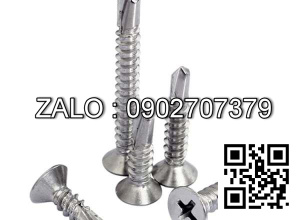 Vít máy Inox đầu bằng M10 30 mm - 5Chiếc/Gói