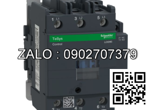 Contactor Schneider LC1D95B7 95A 1NO+1NC 45kW 24VAC