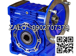 Hộp giảm tốc vỏ nhôm Model : NMRV 090 ( 90B14 ) lỗ cốt lòi 24mm , tỉ số truyền 7.5