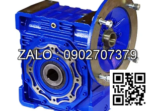 Hộp giảm tốc vỏ nhôm Model : NMRV 110 ( 90B5 ) lỗ cốt lòi 24mm , tỉ số truyền 100