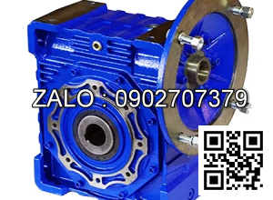Hộp giảm tốc vỏ nhôm Model : NMRV 130 ( 100/112B5 ) lỗ cốt lòi 28mm , tỉ số truyền 30