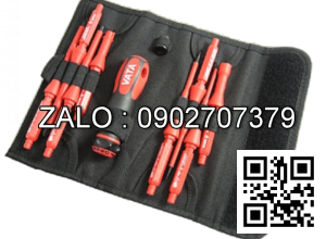 Bộ tuốc nơ vít VATA cách điện VDE nhiều đầu
10 chi tiết 2406PPH1