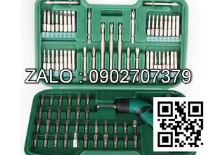 Bộ tuốc nơ vít Sata tay văn tự động 80 chi tiết
1/4