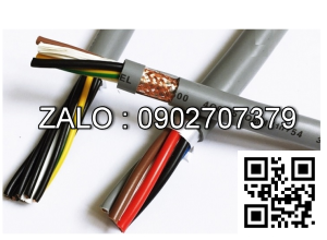 Cáp điều khiển có màn chắn chống nhiễu (37 lõi, ruột đồng, cách điện PVC, vỏ PVC) DVV/Sc-37x2.5 (37x7/0.67) -0,6/1kV