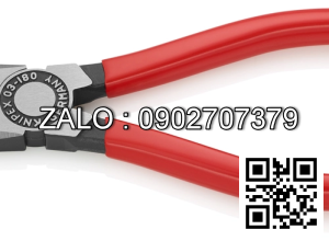 Kìm Bằng Đa Năng Knipex 03 01 180 SB Lưỡi Cắt Tôi 60 HRC Chiều Dài 180mm