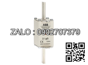 1SCA022627R5380 - Cầu chì ABB HRC Loại GG 2, 500V 100A (OFAF2H100)
