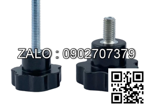 Bông mai M6x35mm/M8x16mm, núm vặn ren ngoài, bulong tay vặn núm nhựa
