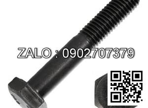 Bulong thép M16x40 + tán + lông đền bằng +lông đền vênh