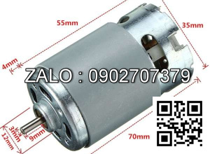 Motor 550 12v - Motor 12v Công Suất Cao Chuyên Cho Máy Pin 12V