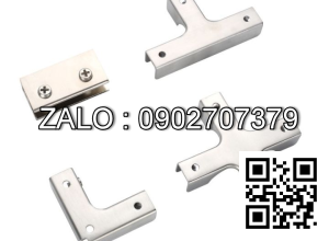 Kẹp kết hợp gạch men thủy tinh với phụ kiện màn hình acrylic Kẹp cố định L 12 mm Giá kẹp lồng tre 