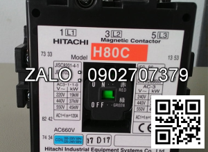 Khởi động từ H80C Hitachi AC110V Contactor