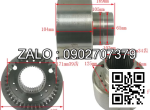 Front Axle Inner Ring Gear 89*34*39 for Heli 5t Forklift Spare Parts