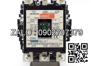 Contactor Hitachi H80C 80A ( cuộn dây 110 V )
