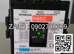 Khởi động từ H80C Hitachi AC110V Contactor