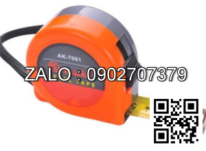 Thước dây Thép Asaki 5mx19mm hệ m nền trắng AK-2505 Hãng ngừng cấp hàng