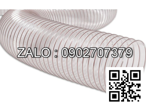 Ống hút bụi lõi thép mạ đồng D200 (nhựa PU)