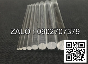 Cây Nhựa Mica Tròn Đặc Ø 12x2000mm